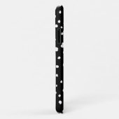 Dalmatische Stippen, Dalmatische spots, zwart-wit Case-Mate iPhone Case (Achterkant/rechts)