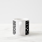 Dalmatische Stippen, Dalmatische spots, zwart-wit Espresso Kop (Achterkant)
