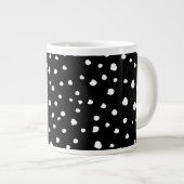 Dalmatische Stippen, Dalmatische spots, zwart-wit Grote Koffiekop (Voorkant rechts)