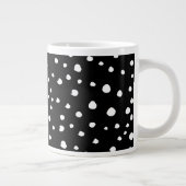 Dalmatische Stippen, Dalmatische spots, zwart-wit Grote Koffiekop (Rechts)