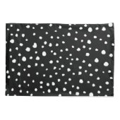 Dalmatische Stippen, Dalmatische spots, zwart-wit Kussensloop (Achterkant)