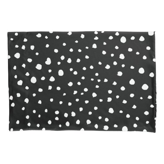 Dalmatische Stippen, Dalmatische spots, zwart-wit Kussensloop (Voorkant)