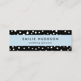 Dalmatische Stippen, Dalmatische spots, zwart-wit Mini Visitekaartje