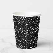 Dalmatische Stippen, Dalmatische spots, zwart-wit Papieren Bekers (Rechts)
