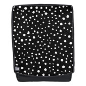 Dalmatische Stippen, Dalmatische spots, zwart-wit Rugtassen (Voorkant)