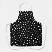 Dalmatische Stippen, Dalmatische spots, zwart-wit Schort (Voorkant)