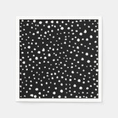Dalmatische Stippen, Dalmatische spots, zwart-wit Servet (Voorkant)