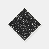 Dalmatische Stippen, Dalmatische spots, zwart-wit Servet (Hoek)