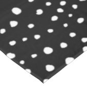 Dalmatische Stippen, Dalmatische spots, zwart-wit Tafelkleed (Gekanteld)