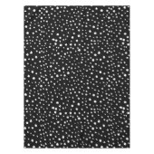 Dalmatische Stippen, Dalmatische spots, zwart-wit Tafelkleed (Voorkant)