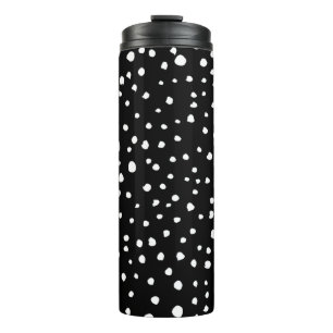 Dalmatische Stippen, Dalmatische spots, zwart-wit Thermosbeker