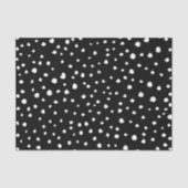Dalmatische Stippen, Dalmatische spots, zwart-wit Tissuepapier (Voorkant)