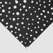 Dalmatische Stippen, Dalmatische spots, zwart-wit Tissuepapier (Detail)