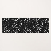 Dalmatische Stippen, Dalmatische spots, zwart-wit Yogamat (Achterkant (horizontaal))