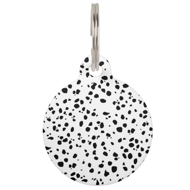 Dalmatische stippen huisdierpenning (Voorkant)