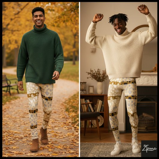 Dalmatische Stippen met grote lijnen Leggings