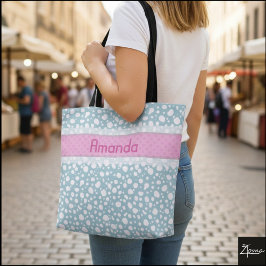 Dalmatische Stippen met naam (2) Tote Bag