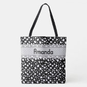 Dalmatische Stippen met naam (3) Tote Bag (Voorkant)