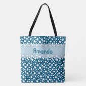 Dalmatische Stippen met naam (5) Tote Bag (Voorkant)
