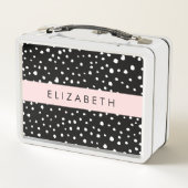 Dalmatische Stippen, Vlekken, Zwart-wit, Jouw naam (Achterkant)