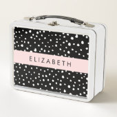 Dalmatische Stippen, Vlekken, Zwart-wit, Jouw naam (Voorkant)