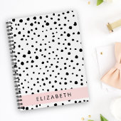 Dalmatische Stippen, Vlekken, Zwart-wit, Jouw naam Planner