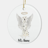 Dalmatische Sympathie Herdenking Keramisch Ornament (Links)