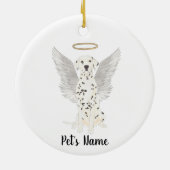 Dalmatische Sympathie Herdenking Keramisch Ornament (Achterkant)