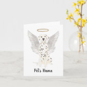 Dalmatische sympathie Memorial Kaart (Gele Bloem)