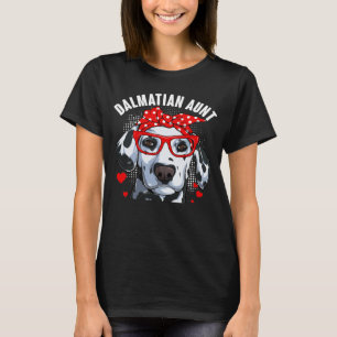 Dalmatische Tante Hond Familie Bijpassende Moederd T-shirt