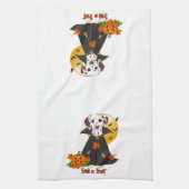 Dalmatische Trick or treat Theedoek (Verticaal)