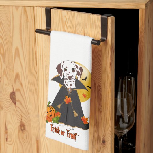 Dalmatische Trick or treat Theedoek (Derde Gevouwen)