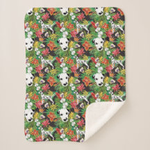 Dalmatische Tropische Bloemen Oerwoud Patroon