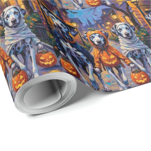 Dalmatische truc voor Halloween kostuums Cadeaupapier (Rol Hoek)
