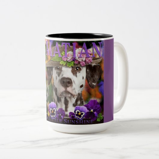 Dalmatische Tuin & Zaad Koffie Mok (Voorkant rechts)