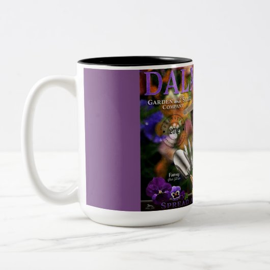 Dalmatische Tuin & Zaad Koffie Mok (Links)