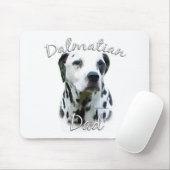 Dalmatische vader 2 muismat (Met muis)