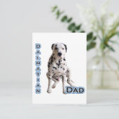 Dalmatische vader 4 briefkaart (Staand voorkant)