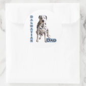 Dalmatische vader 4 - Sticker (Tas)