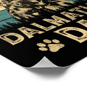 Dalmatische Vader Hondenliefhebbers Vader#39; s D Poster (Hoek)