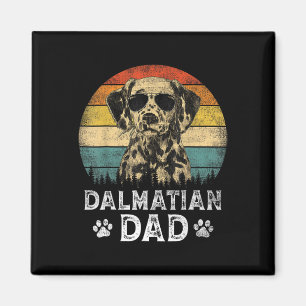 Dalmatische Vader Hondenliefhebbers Vaderdag T-shi Magneet