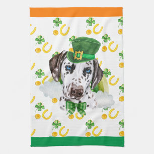 Dalmatische vakantiehuis decoratie St. Patrick's D Theedoek