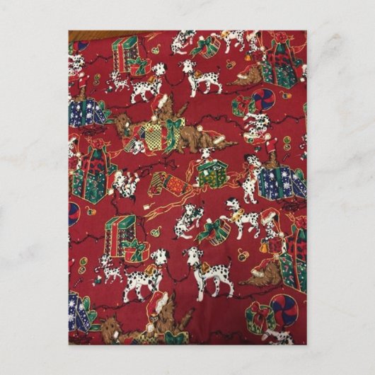 Dalmatische vakantieprint feestdagenkaart (Voorkant)