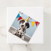 Dalmatische verjaardagsfeestje bedankjes labels (In situ)