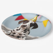 Dalmatische verjaardagsfeestje papieren bordje (Gekanteld)