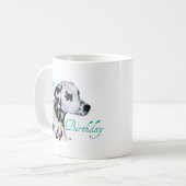 Dalmatische Verjaardagswens Koffiemok (Voorkant links)