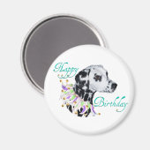 Dalmatische Verjaardagswens Magneet (Voorkant / Achterkant)