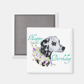 Dalmatische Verjaardagswens Magneet (Voorkant / Achterkant)