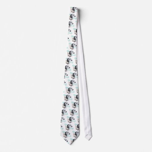 Dalmatische Verjaardagswens Stropdas (Voorkant)
