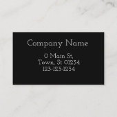 Dalmatische Visitekaartjes voor afdrukontwerp (Achterkant)